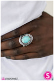 Paparazzi "Little Ol Cowgirl" Blue 045XX Ring Paparazzi Jewelry