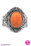 Paparazzi "Little Ol Cowgirl" Orange Ring Paparazzi Jewelry