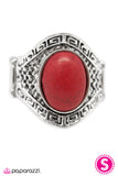 Paparazzi "Little Ol Cowgirl" Red Ring Paparazzi Jewelry