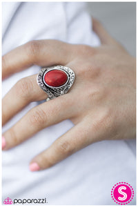 Paparazzi "Little Ol Cowgirl" Red Ring Paparazzi Jewelry