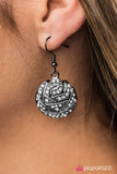 Paparazzi "Live Dangerously" Black Earrings Paparazzi Jewelry