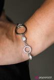 Paparazzi "Live. Love. Sparkle. - White" bracelet Paparazzi Jewelry