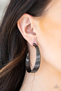 Paparazzi "Live Wire" Black Earrings Paparazzi Jewelry