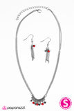 Paparazzi "Living In Harmony - Red" necklace Paparazzi Jewelry