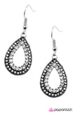 Paparazzi "Living In Luxury" White Earrings Paparazzi Jewelry