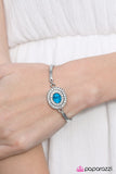 Paparazzi "Living Large" Blue Bracelet Paparazzi Jewelry