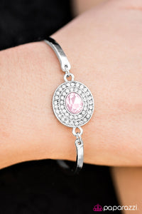 Paparazzi "Living Large" Pink Bracelet Paparazzi Jewelry