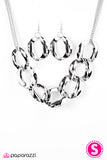 Paparazzi "Living Legend" Silver Necklace & Earring Set Paparazzi Jewelry