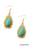 Paparazzi "Living Like Royalty" Blue Earrings Paparazzi Jewelry