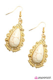 Paparazzi "Living Like Royalty" Gold Earrings Paparazzi Jewelry