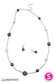 Paparazzi "Living The Charmed Life - Purple" necklace Paparazzi Jewelry