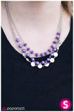 Paparazzi "Living The Glamorous Life" Purple Necklace & Earring Set Paparazzi Jewelry