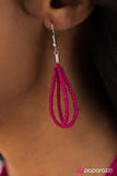Paparazzi "Living The GLEAM" Pink Necklace & Earring Set Paparazzi Jewelry