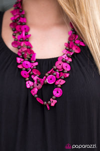 Paparazzi "Living The Tropical Life - Pink" necklace Paparazzi Jewelry