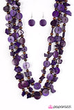 Paparazzi "Living The Tropical Life - Purple" necklace Paparazzi Jewelry