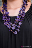 Paparazzi "Living The Tropical Life - Purple" necklace Paparazzi Jewelry