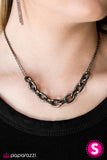 Paparazzi "Lo and Be-BOLD! - Black" necklace Paparazzi Jewelry