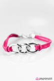 Paparazzi "Lock It Down" Pink Bracelet Paparazzi Jewelry