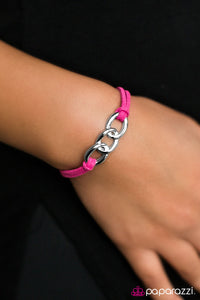 Paparazzi "Lock It Down" Pink Bracelet Paparazzi Jewelry