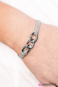 Paparazzi "Lock It Down" Silver Bracelet Paparazzi Jewelry