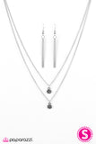 Paparazzi "London Lights - Silver" necklace Paparazzi Jewelry
