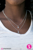 Paparazzi "London Lights - Silver" necklace Paparazzi Jewelry