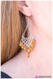 Paparazzi "Long Story Short - Brown" earring Paparazzi Jewelry