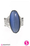 Paparazzi "Look At Her GLOW! - Blue" ring Paparazzi Jewelry