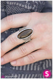 Paparazzi "Look At Her GLOW! - Brown" ring Paparazzi Jewelry