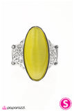 Paparazzi "Look At Her GLOW! - Yellow" ring Paparazzi Jewelry