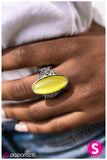 Paparazzi "Look At Her GLOW! - Yellow" ring Paparazzi Jewelry