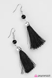 Paparazzi "Looking For Adventure" Black Earrings Paparazzi Jewelry