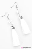 Paparazzi "Looking For Adventure" White Earrings Paparazzi Jewelry