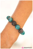 Paparazzi "Lookin Sharp - Blue " bracelet Paparazzi Jewelry