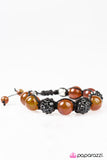 Paparazzi "Lookin Sharp - Orange" bracelet Paparazzi Jewelry