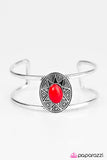 Paparazzi "Look On The Sunny Side - Red" bracelet Paparazzi Jewelry