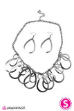 Paparazzi "Look Out Below! - Black" necklace Paparazzi Jewelry