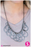 Paparazzi "Look Out Below! - Black" necklace Paparazzi Jewelry