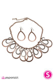 Paparazzi "Look Out Below! - Copper" necklace Paparazzi Jewelry