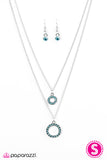 Paparazzi "Looks Like Radiance" Blue Necklace & Earring Set Paparazzi Jewelry