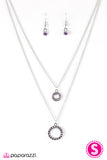 Paparazzi "Looks Like Radiance" Purple Necklace & Earring Set Paparazzi Jewelry