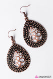 Paparazzi "Looks Like Rain" earring Paparazzi Jewelry