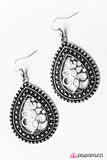 Paparazzi "Looks Like Rain - Silver" earring Paparazzi Jewelry