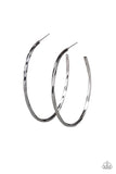 Paparazzi "Loop de HOOP" Black Earrings Paparazzi Jewelry