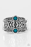 Paparazzi "Lost In The Amazon" Blue Ring Paparazzi Jewelry