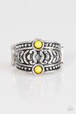 Paparazzi "Lost In The Amazon" Yellow Ring Paparazzi Jewelry