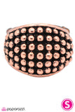 Paparazzi "Lost In the Crowd" Copper Ring Paparazzi Jewelry