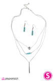 Paparazzi "Lost In Time - Blue" necklace Paparazzi Jewelry