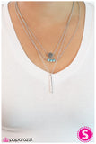 Paparazzi "Lost In Time - Blue" necklace Paparazzi Jewelry
