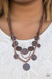 Paparazzi "Lost Treasure" Copper Necklace & Earring Set Paparazzi Jewelry